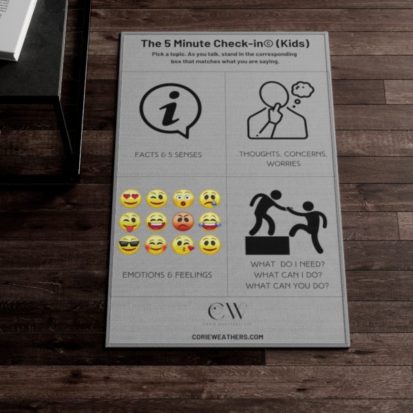Kids 5 Minute Check-in Walking Mat